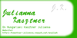 julianna kasztner business card